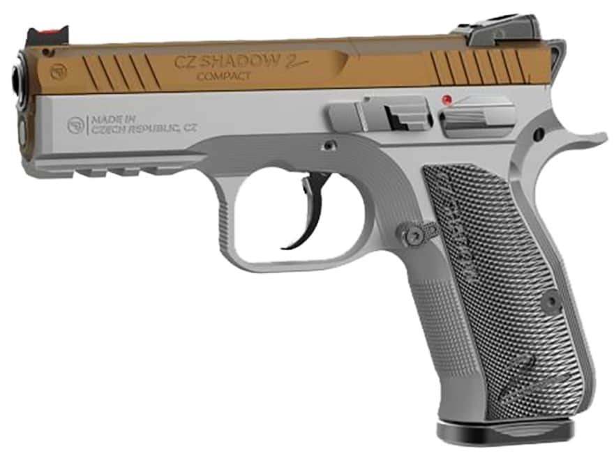 CZ Shadow 2 Compact 9mm Luger Pistol 4 Barrel 15+1 Round Black Slide