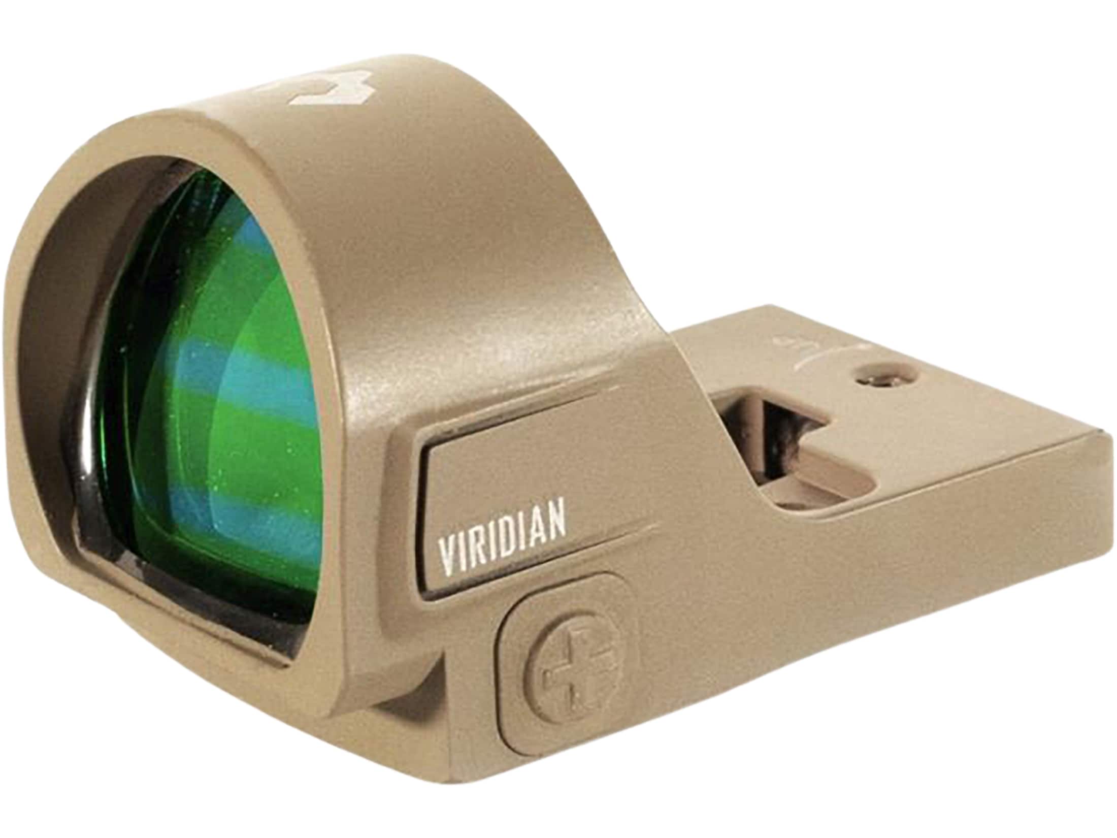 Viridian RFX35 Micro Reflex Green Dot Sight 1x 22 3 MOA Dot Flat Dark