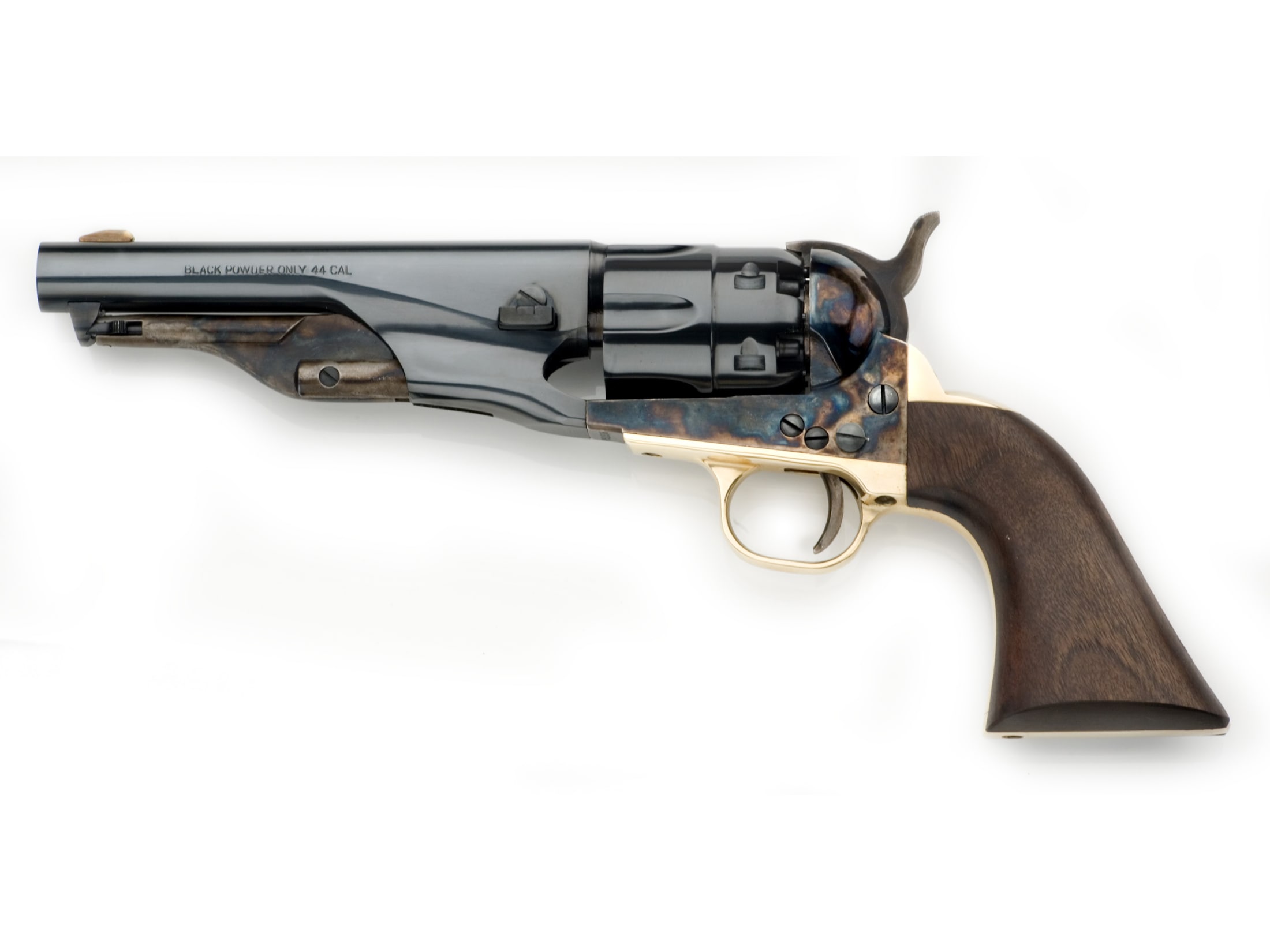 Révolver poudre noire Pietta 1860 Colt Army Sheriff acier ca