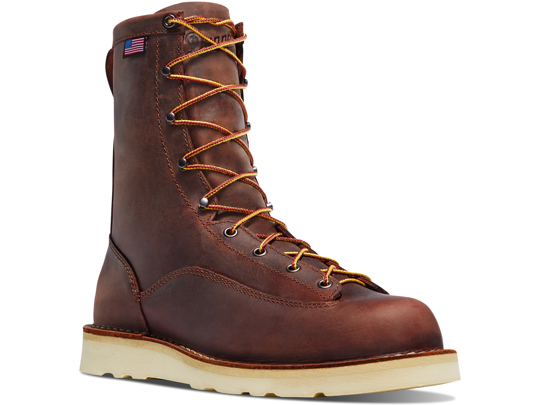 Danner Men's Bull Run Work Boots Leather Brown D