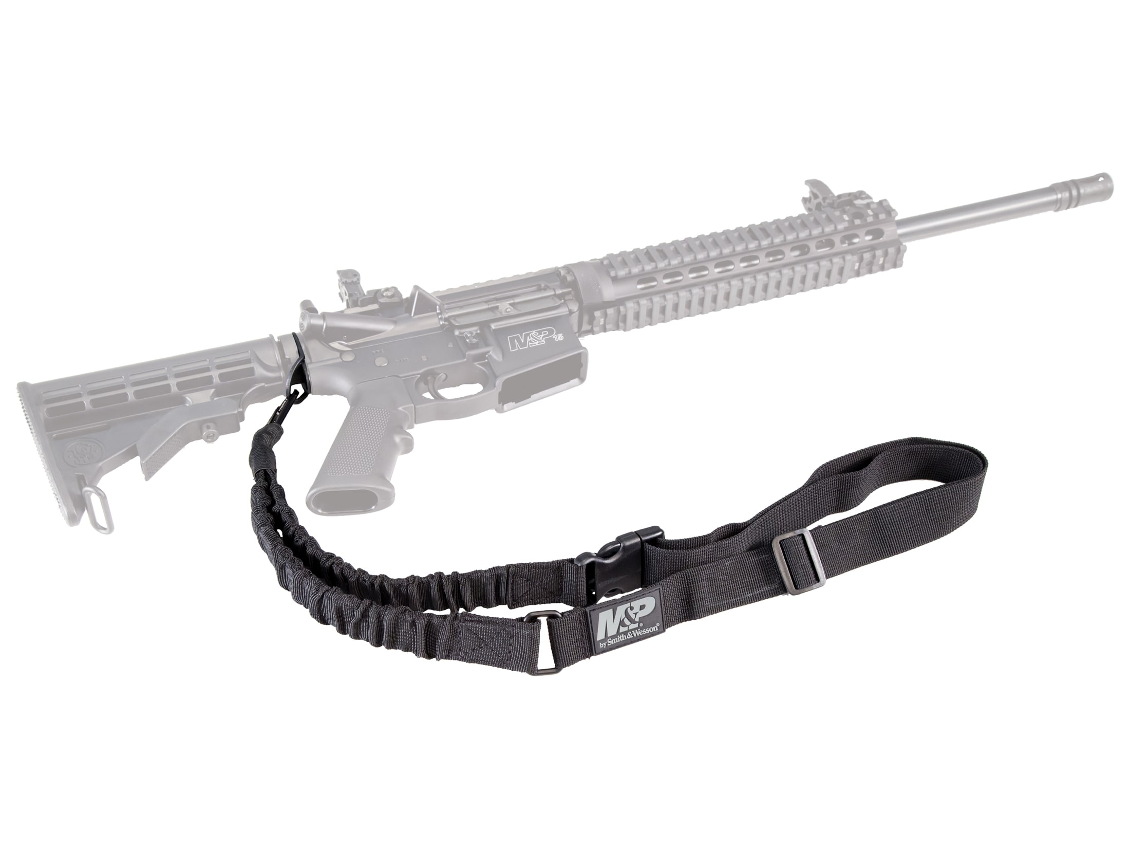 Durable Single Point Adjustable Tactical Bungee Rifle Airsoft Sling Strap Hook 