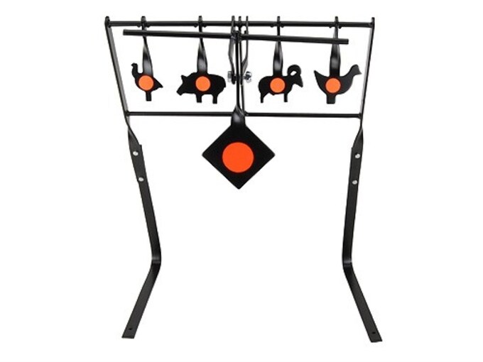 Champion NRA Silhouette Auto-Reset Target System 22 Cal Rimfire Steel