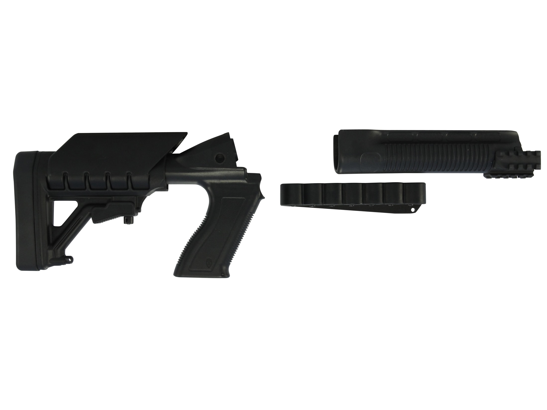 Fits Mossberg 500 6 position Stock TRI RAIL Shotgun Tactical Pistol Grip 