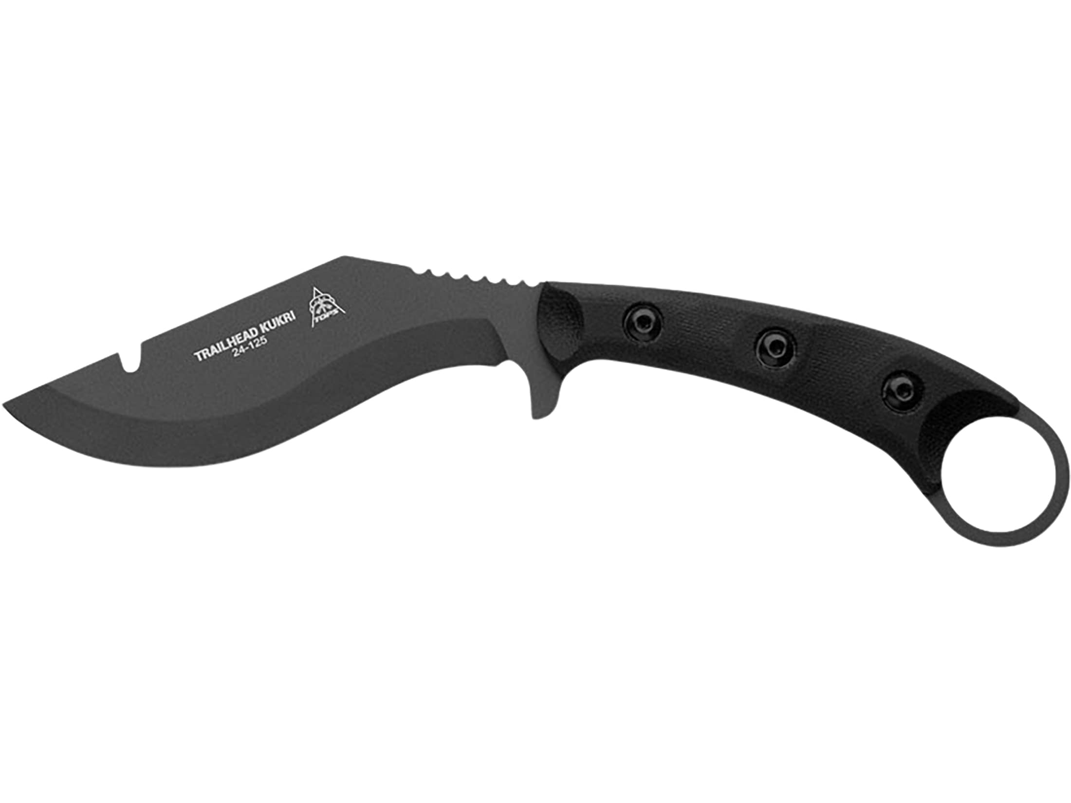 TOPS Knives Trailhead Kukri Fixed Blade Knife 4.75 Kukri 1095 Sniper