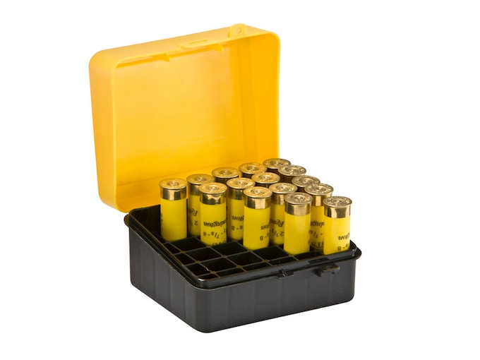 Plano Shotgun Shell Box 20 Ga 25-Round Polymer Yellow