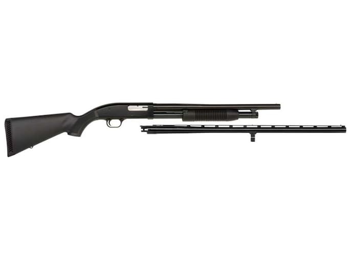 Mossberg Maverick 88 Security Combo 12 Gauge Pump Action Shotgun 28/18.5" Barrel Black