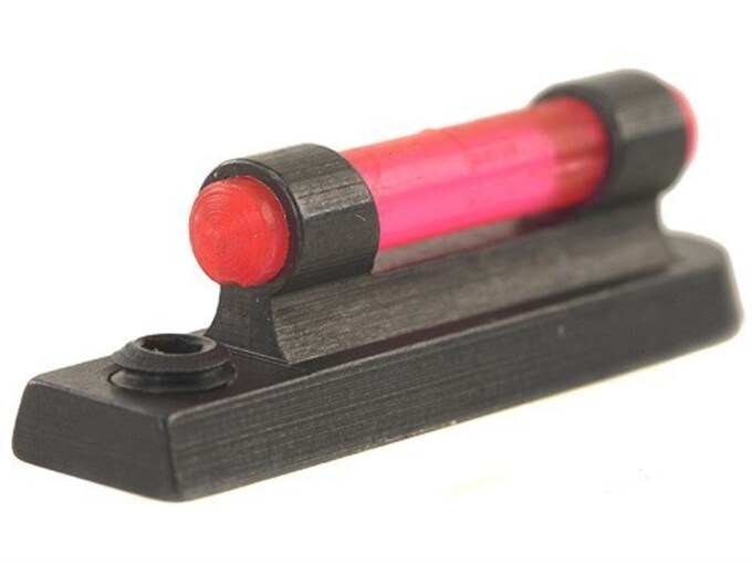 NECG Masterpiece Ramp Interchangeable Front Sight Steel with Red Fiber Optic Bead