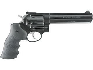 Ruger GP100 Revolver 357 Magnum 6" Barrel 6-Round Blued Hogue Grip image