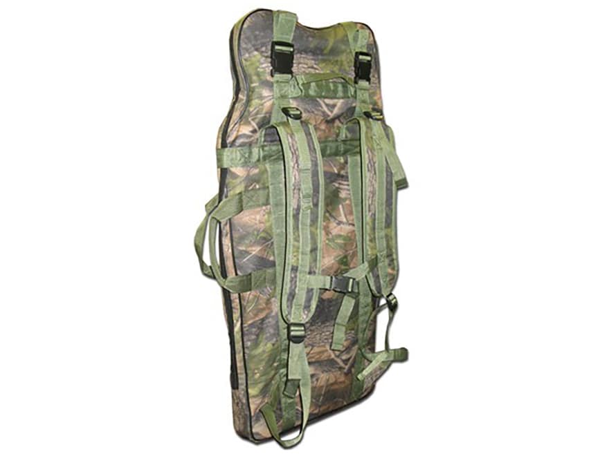 Ground blind outlet backpack