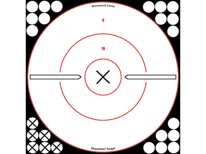 Birchwood Casey shoot-n-c 12''sight-in Targets | Londero Sports