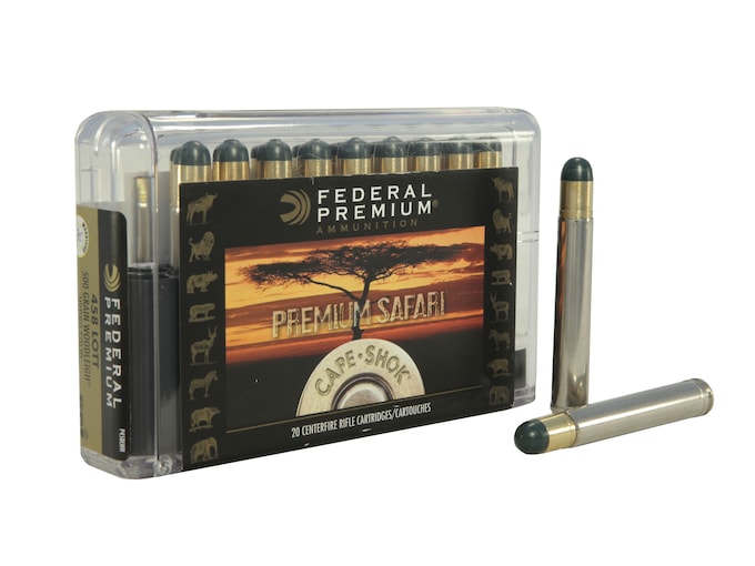 Federal Premium Safari Ammo 458 Lott 500 Grain Woodleigh