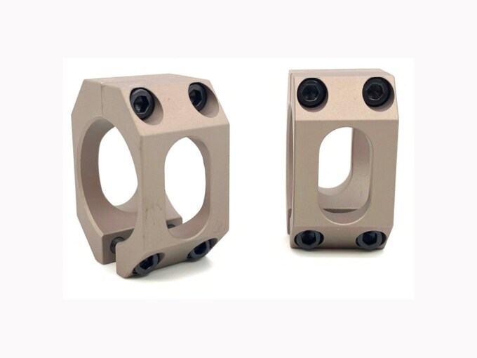 American Defense 40mm Rings RECON SCOUT Mounts Flat Dark Earth