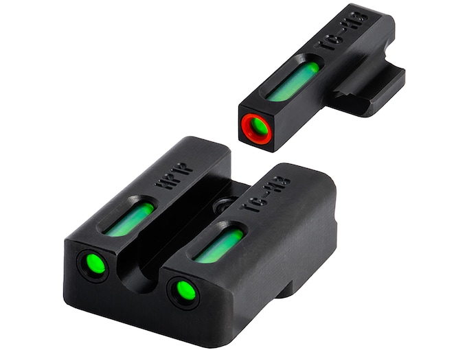TRUGLO TFX Pro Sight Set Sig Sauer P365 Tritium Fiber Optic Green with Orange Front Dot Outline