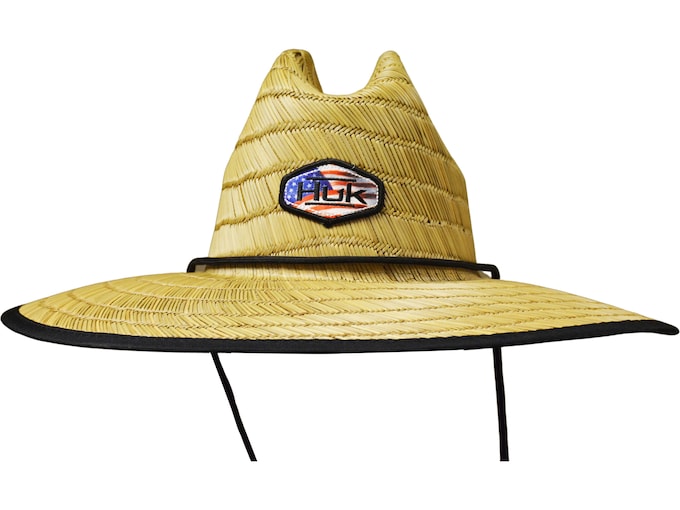 Huk Camo Patch Straw Hat Americana