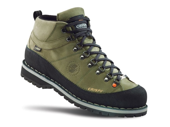 Crispi Monaco Premium GTX 6 Hiking Boots Leather Nutria Men's 12.5 D