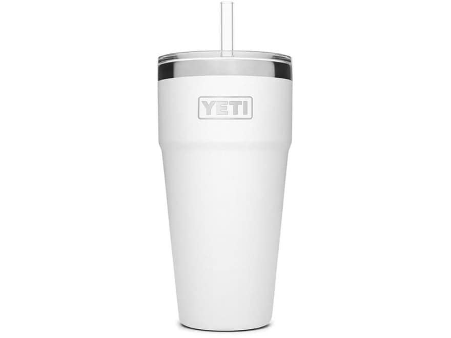 YETI Rambler 26oz Straw Cup with Straw Lid-White