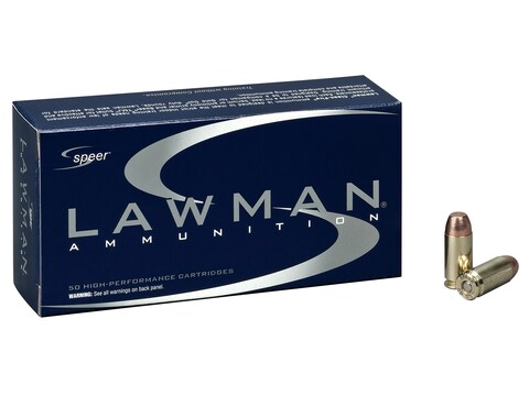 Speer Lawman Ammunition 9mm Luger 124 Grain Full Metal Jacket