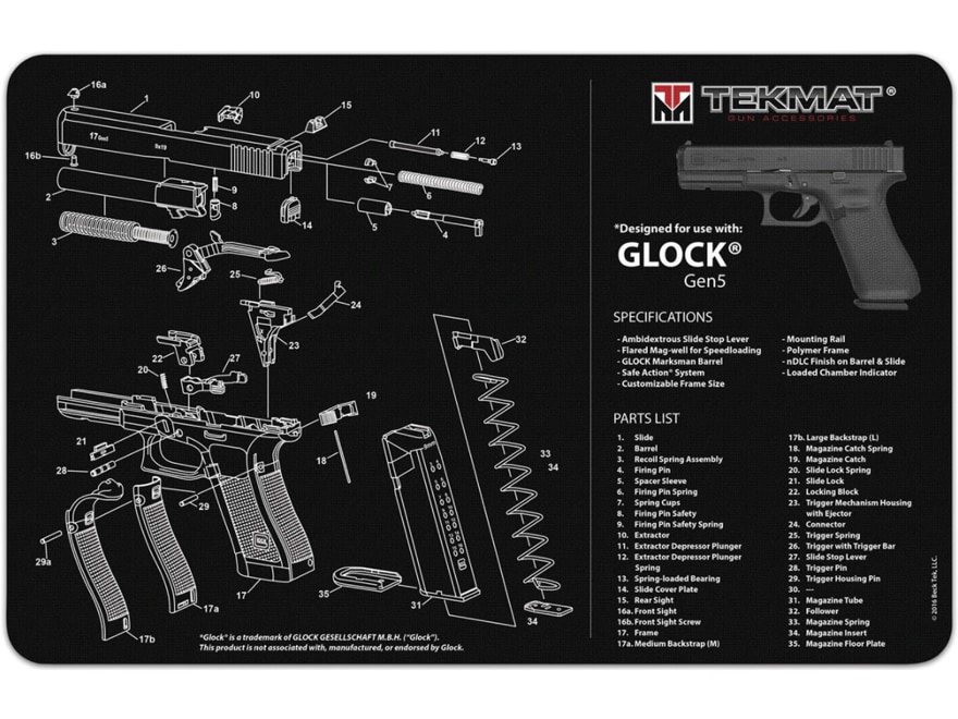 Tekmat Ultra 20 Gun Cleaning Mat