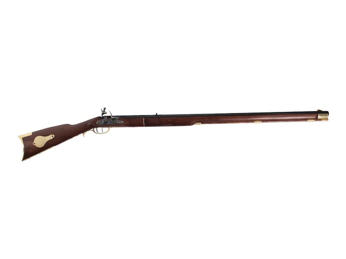 Traditions Deluxe Kentucky Muzzleloading Rifle 50 Caliber Flintlock 33.5" Blued Barrel Select Hardwood Stock
