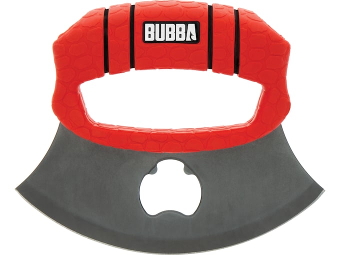 Bubba Proteus Ulu Fixed Blade Knife SS Blade Polymer Handle Red