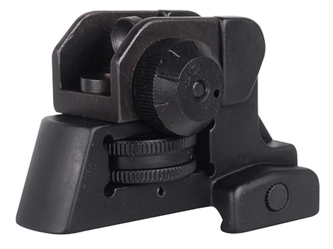 NcStar Detachable Rear Sight A2-Style AR-15 Aluminum Matte