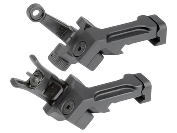 Midwest Industries Combat Offset Flip-Up Sight Set AR-15 Black