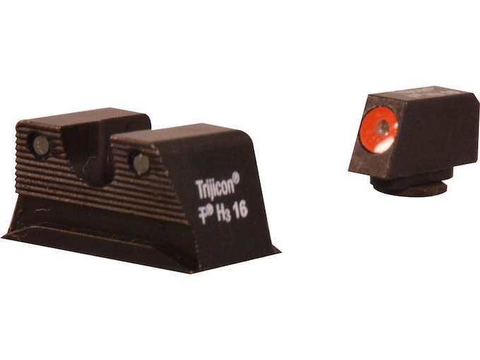 Trijicon HD Night Sight Set Walther PPS, PPX Steel Matte 3-Dot Tritium Green with Front Dot Outline