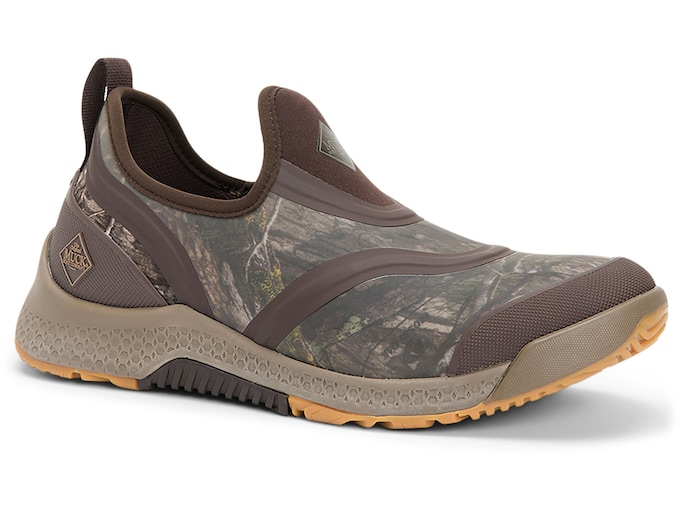 Muck Boots Outscape Low Slip On Hiking Shoes Rubber Mossy Oak Country