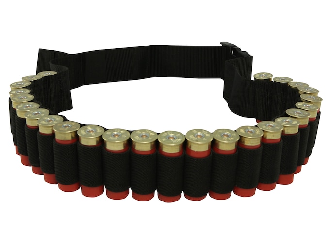 MidwayUSA Shotshell Ammo Carrier Belt 25Round Black