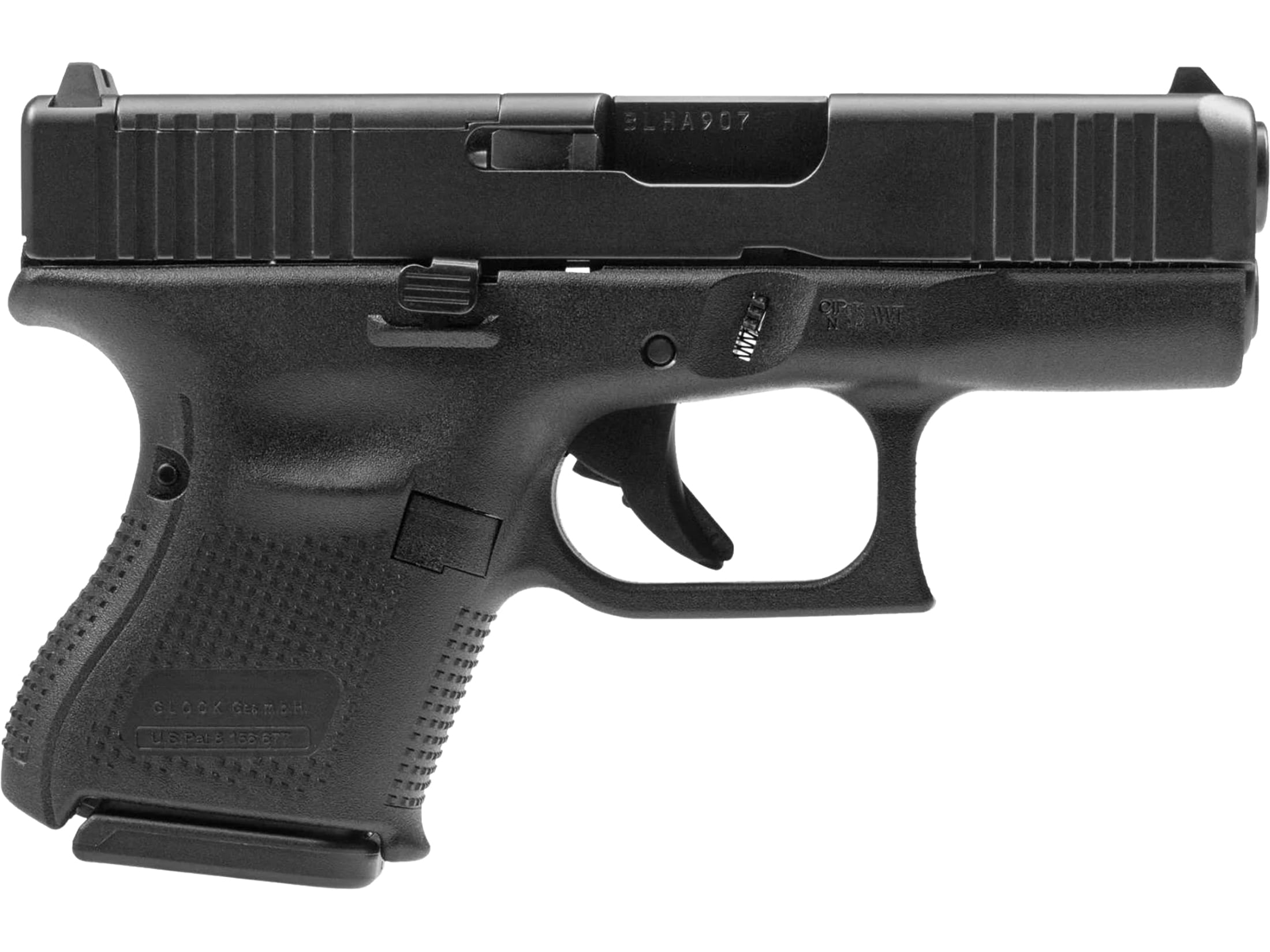 Glock 26 MOS Gen 5 9mm Luger Pistol 3.43 Barrel 10+1 Round Black