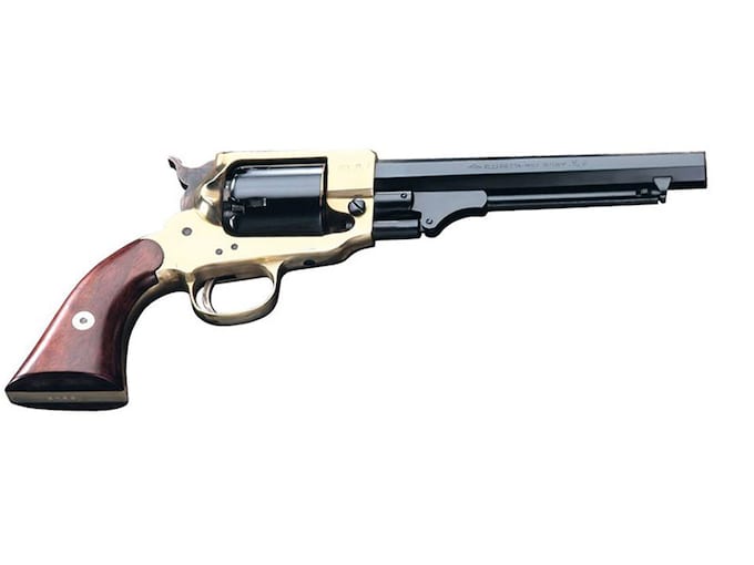 Pietta Spiller and Burr Black Powder Revolver 36 Caliber 6.5" Barrel Brass Frame Blue