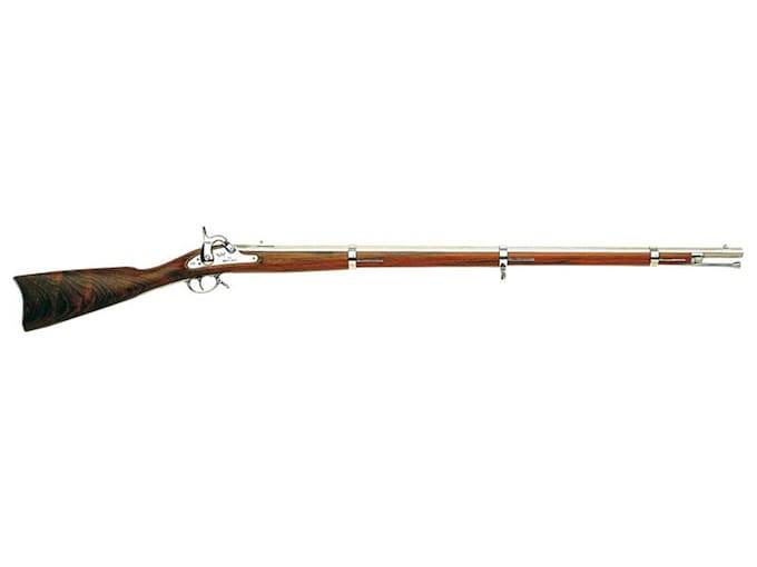 Traditions 1861 Springfield Musket Muzzleloading Rifle 58 Caliber Percussion Rifled 40" Barrel Hardwood Stock