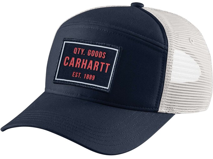 Carhartt Men's Canvas FivePanel Quality Goods Graphic Cap Navy One