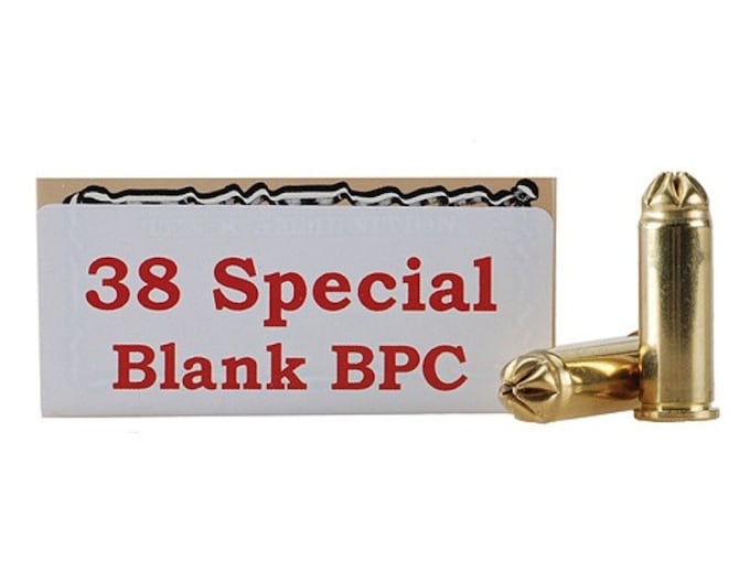 Ten-X Ammo 38 Special Pistol Blank BPC Box of 50