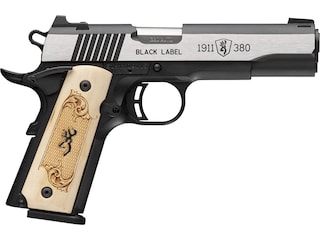 Browning 1911-380 Black Label Medallion Semi-Automatic Pistol 380 ACP 3.625" Barrel 8-Round Stainless Maple image