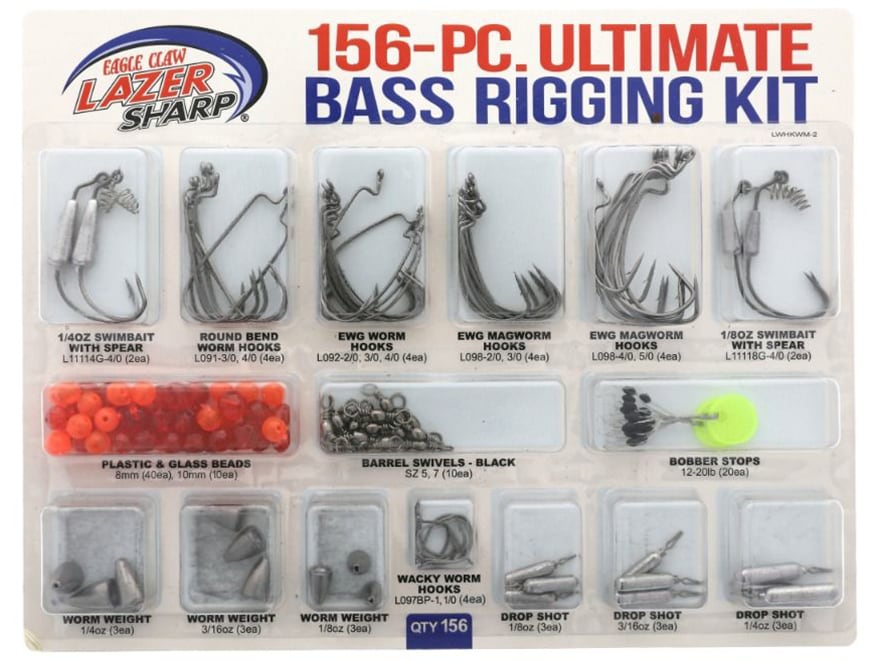 Eagle Claw Lazer Sharp Ultimate Bass Terminal Rigging Kit