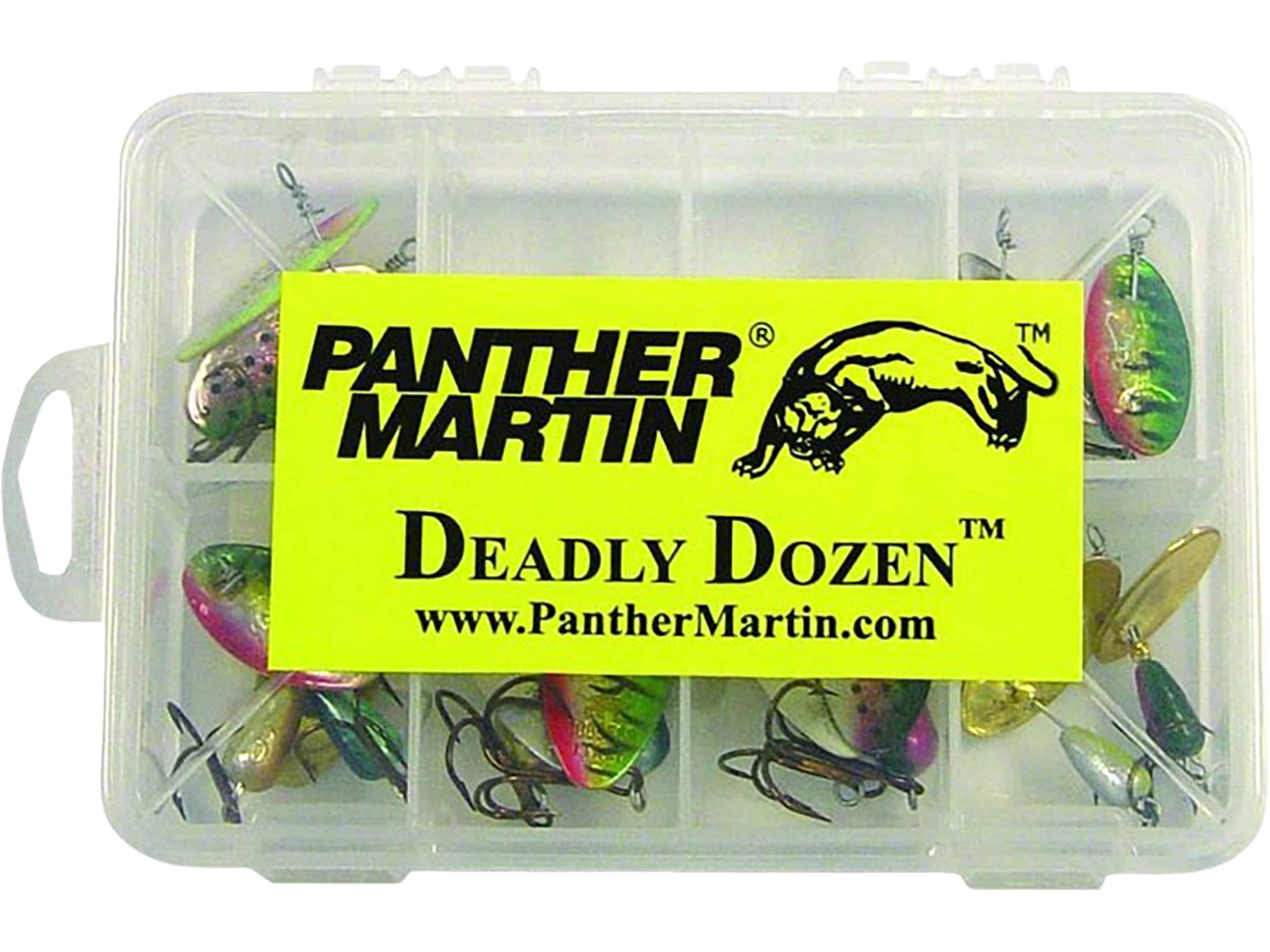 Panther Martin 1/8 oz Gold Red Black Salamander Spinner Fishing