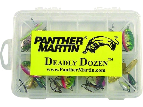 Panther Martin Deadly Dozen Holographic Spinner Kit Rainbow