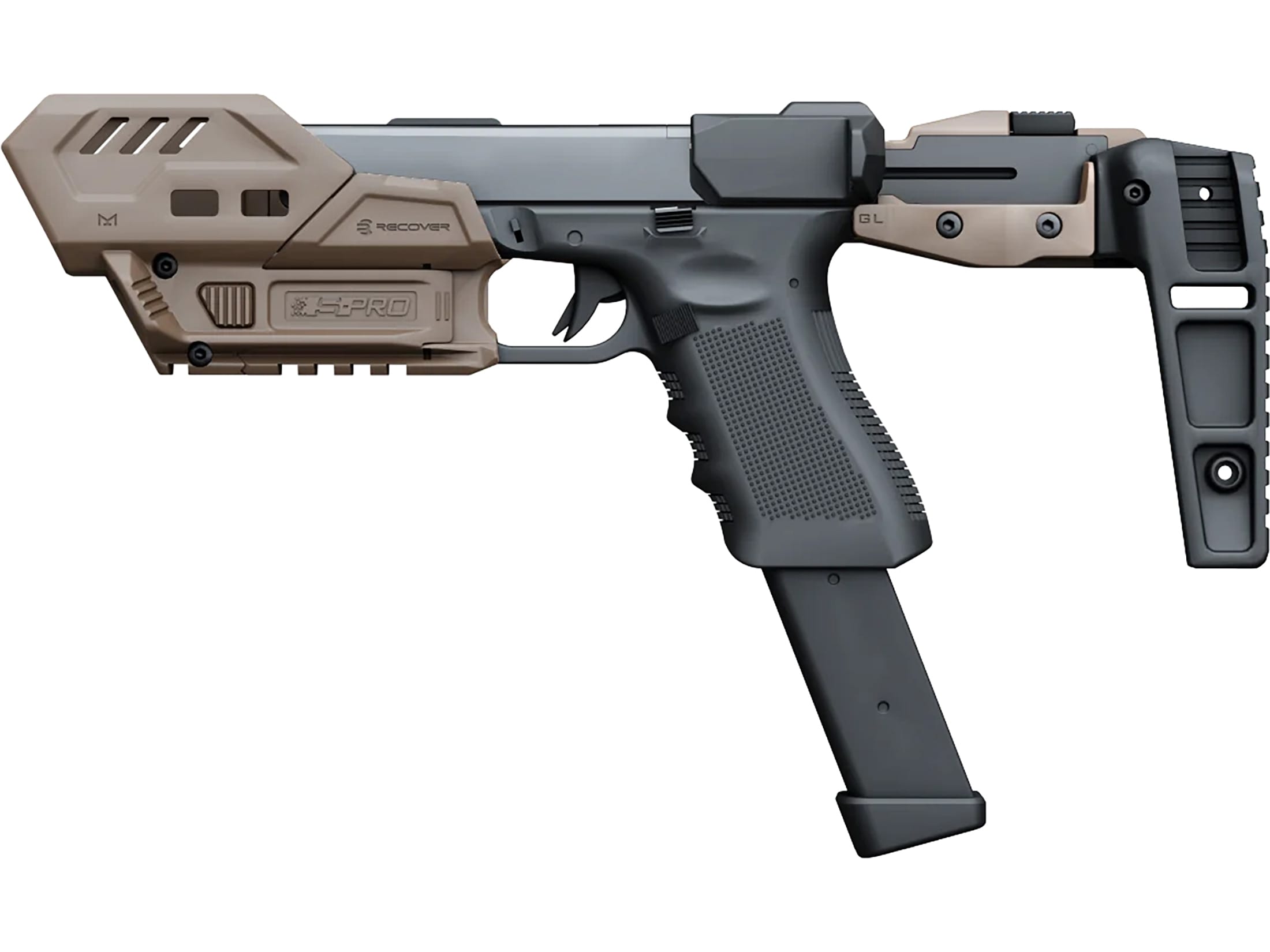 Recover Recover Tactical カービンキット TAN チーク ポーチ セット