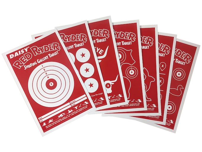 Daisy Red Ryder Shooting Gallery Targets 25PK