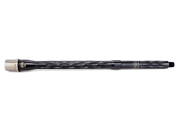 Faxon Match Series Barrel AR-15 223 Remington (Wylde) 1 in 8" Twist Heavy Contour Flame Fluted 5R Rifling Stainless Steel Nitride with Nickel Teflon Extension