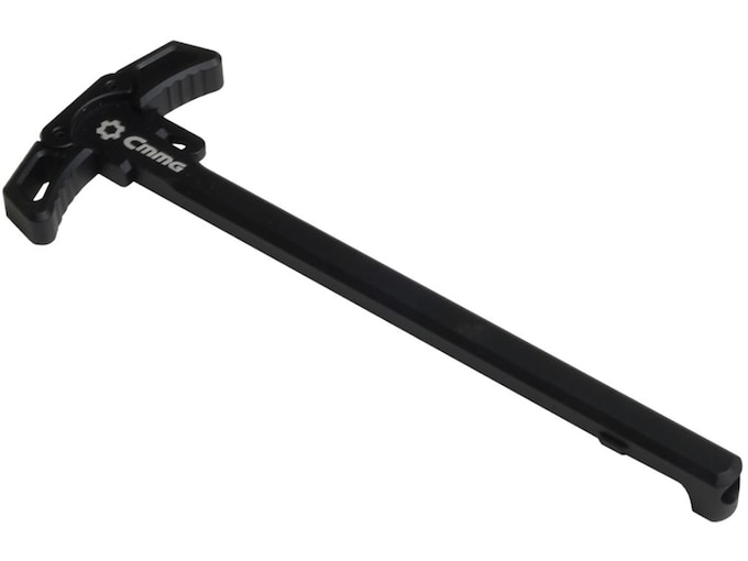 CMMG ZEROED Ambidextrous Charging Handle Assembly AR-10, LR-308 Aluminum Black