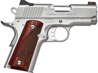 Kimber Stainless Ultra Carry II Semi-Automatic Pistol 45 ACP 3" Barrel 7-Round Stainless Black image