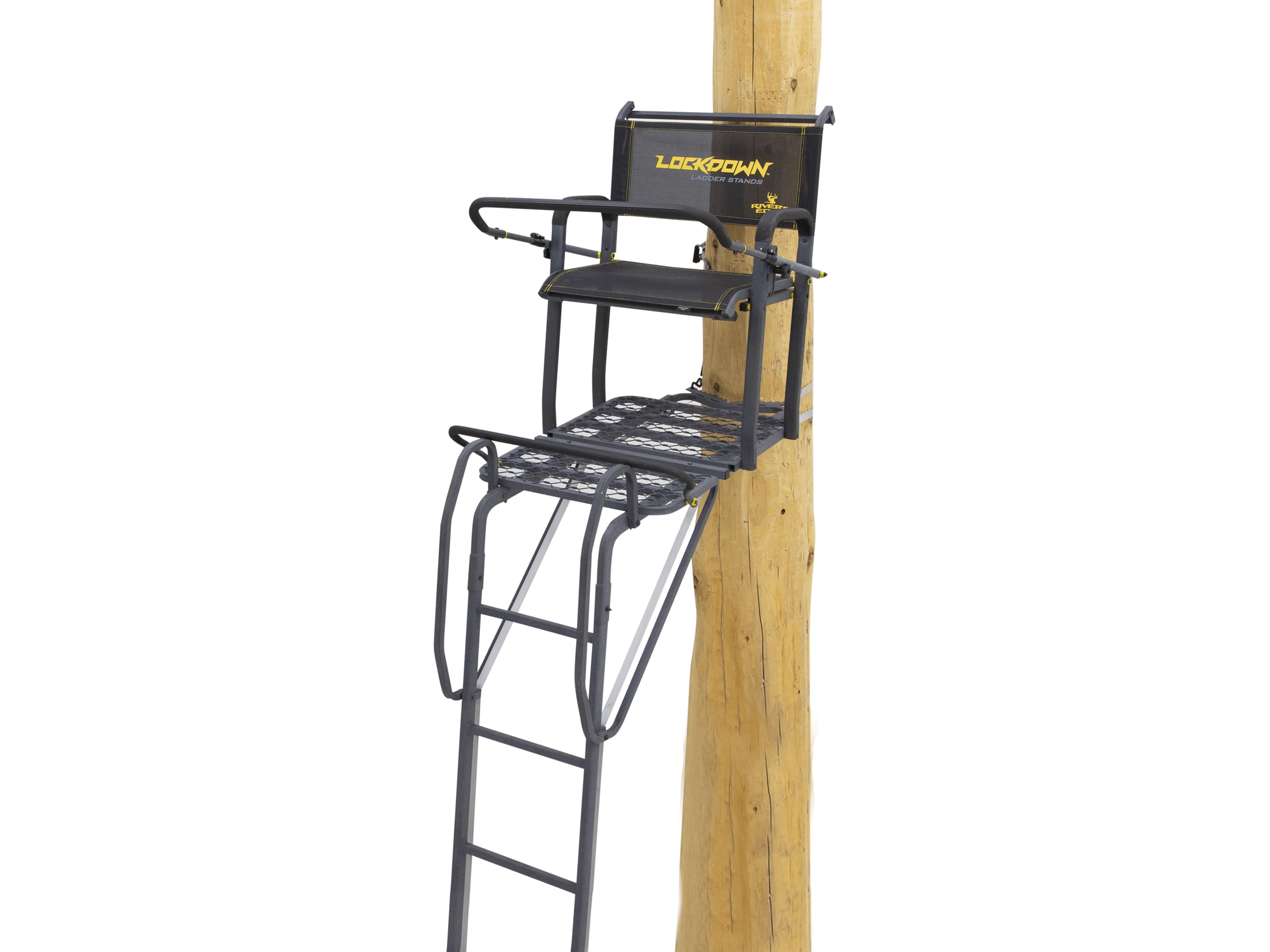 Rivers Edge Lockdown Wide Single 17 'Ladder Treestand