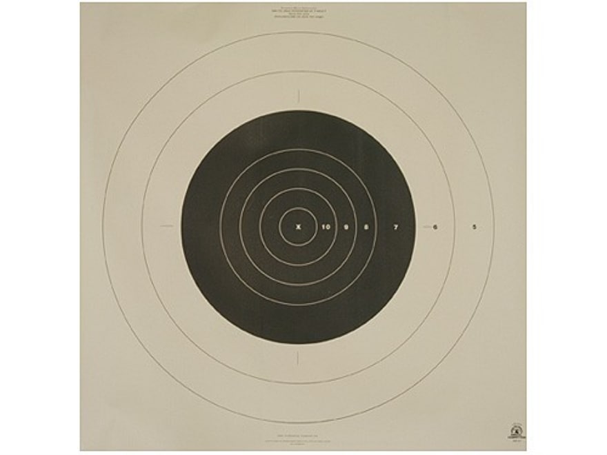 nra official high power rifle targets mr 63 300 yard slow fire paper