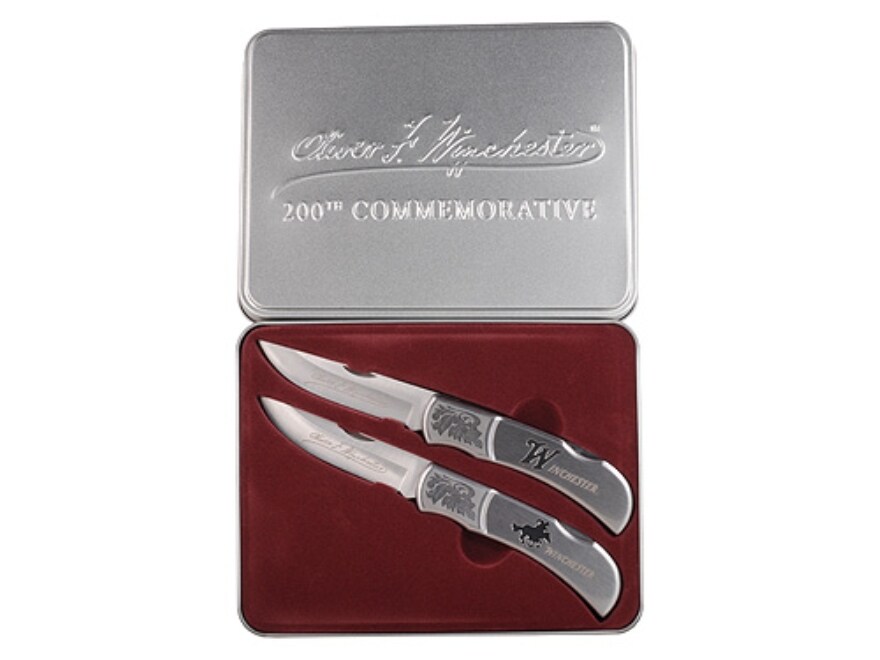 Winchester Signature Series 2-Piece SS Folding Pocket Knife Set