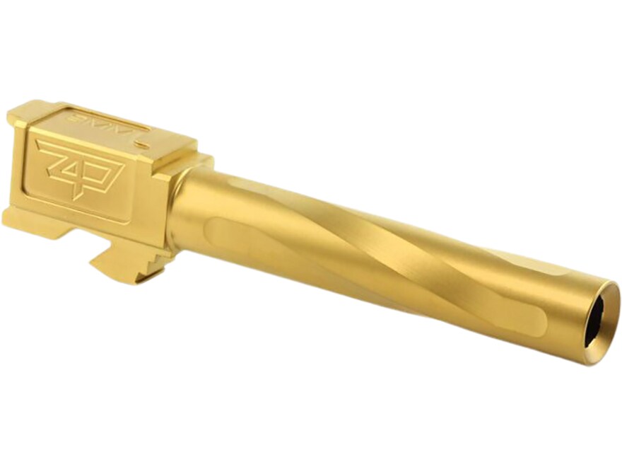 Killer Innovations Velocity Fluted Match Barrel For Glock 26 – 9mm, Titanium Nitride Gold