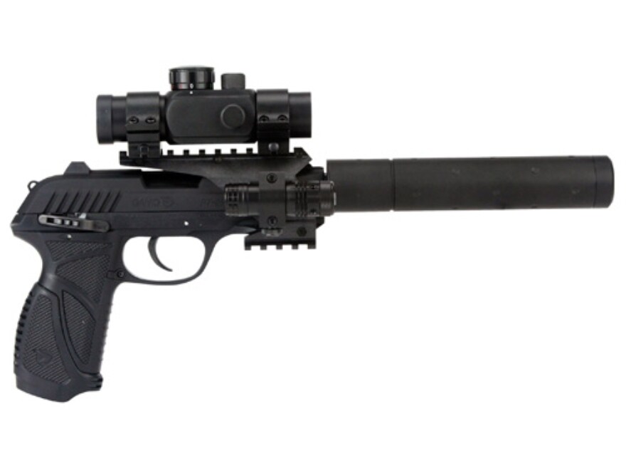 Gamo Pt 85 Tactical Air Pistol 177 Cal Pellet Blowback Quad Rail Red Gamo Pt 85 Tactical Air Pistol 177 Cal Pellet Blowback Quad Rail Red