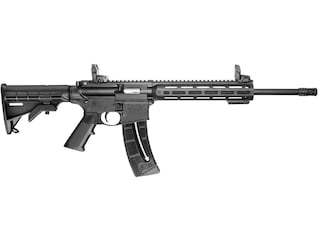 Smith & Wesson M&P 15-22 Sport Semi-Automatic Rimfire Rifle 22 Long Rifle 16.5" Barrel Black and Black Collapsible image