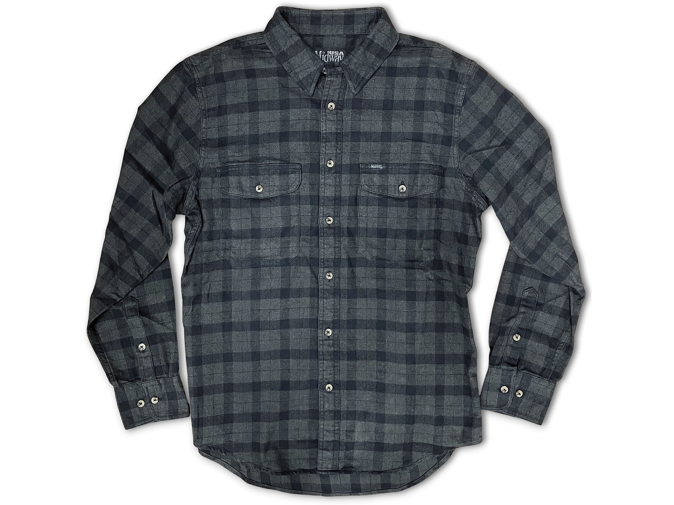 MidwayUSA Men's Flannel Shirt Smokewood XL Tall